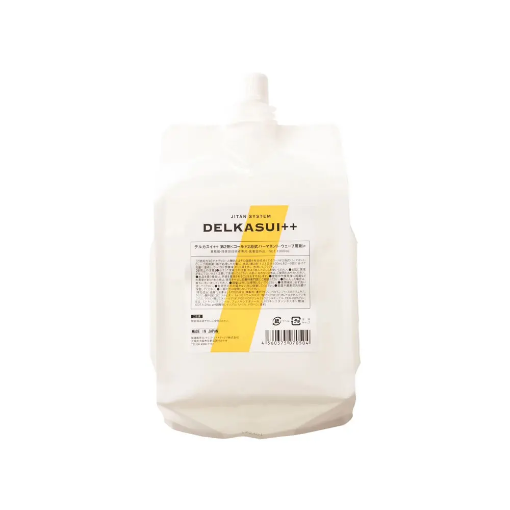 新品　デルカスイ＋＋　パーマ液　2剤　1000ml  2個セット JITAN デルカスイ++ - MANIS COSMETICS（マニスコスメティクス